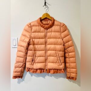 MetersBonwe - Women’s Peach Quilted Puffer Down Jacket